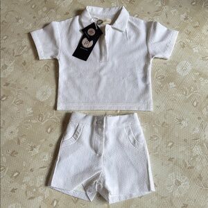 Manière - Baby Boy’s Seersucker Set